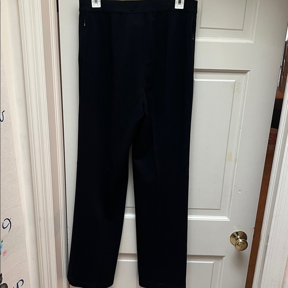 Lafayette 148 New York Classic Black Straight Leg Trousers - Picture 3 of 4